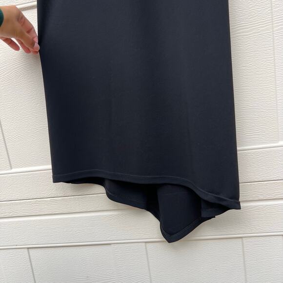 Y2K BCBGMAXAZRIA Embroidered Floral Spaghetti Strap Asymmetrical Midi Dress XS - Picture 4 of 14